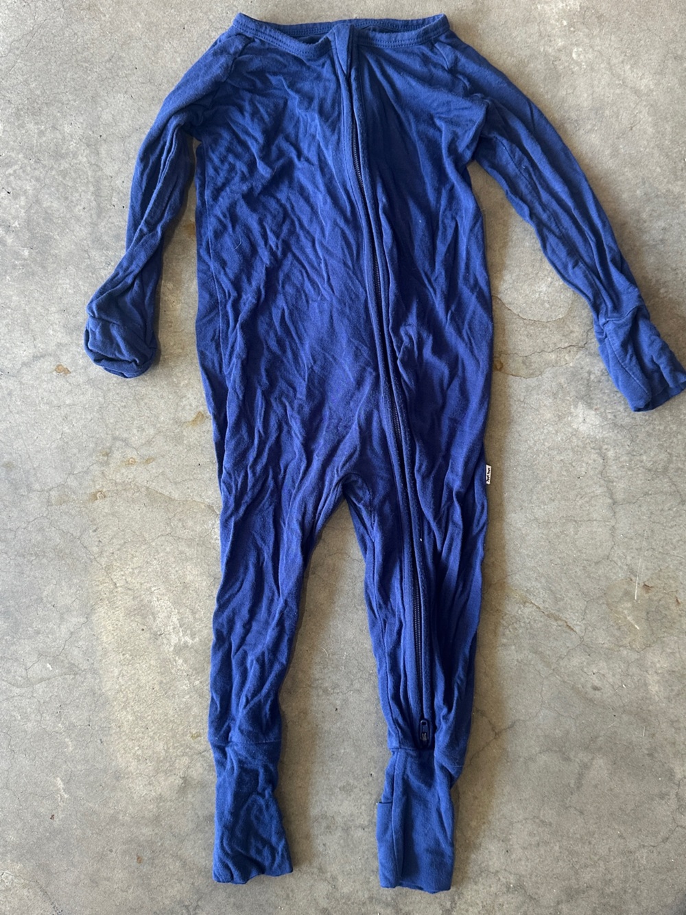 Little sleepies classic blue pajamas- 6-12m
